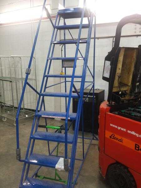 Industrial Warehouse Ladders - 300Kg Capacity - 4 Ladders for Sale