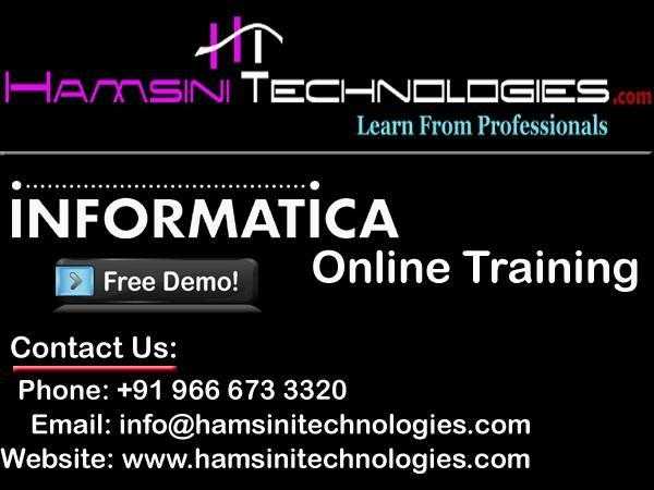 Informatica Online Training