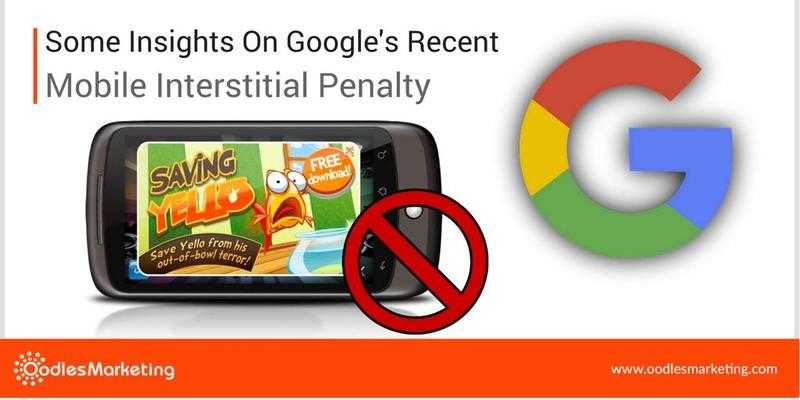 Insights On Googles Recent Mobile Interstitial Penalty