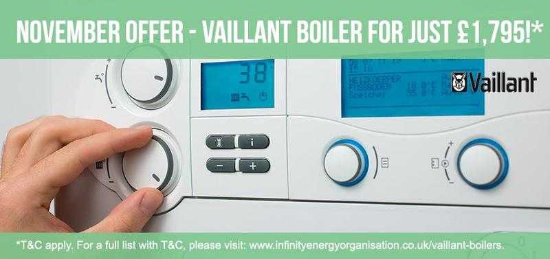 Install a new Vaillant boiler from just 1,795