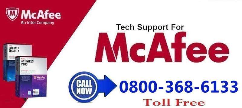 Instant Online McAfee Antivirus Support 0800  368 6133 Toll-Free Number UK