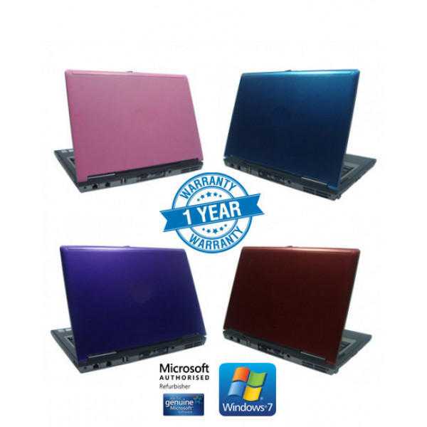 Intel Core 2 Duo 1.8Gh Coloured Dual Core Laptop - Refurbished - 1 yrs warantee - Official Sale