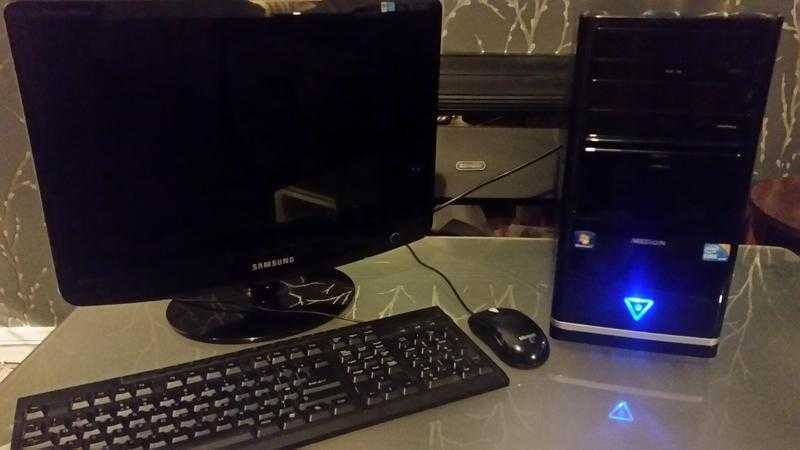 Intel core i3 medion desktop and accessories