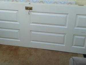 Internal white panelled door