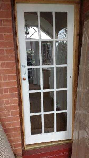 Internal wood and glass door