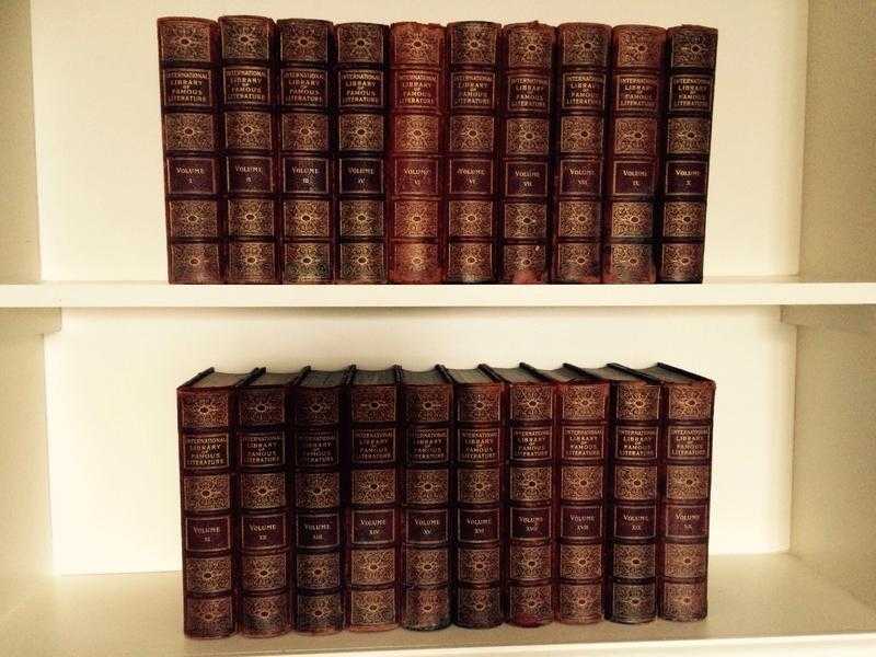 International Library of Famous Literature Full Set Volumes 1 - 20