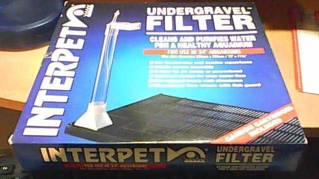 INTERPET UNDERGRAVEL FILTER-BRAND NEW IN BOX-FOR FISH TANK AQUARIUM