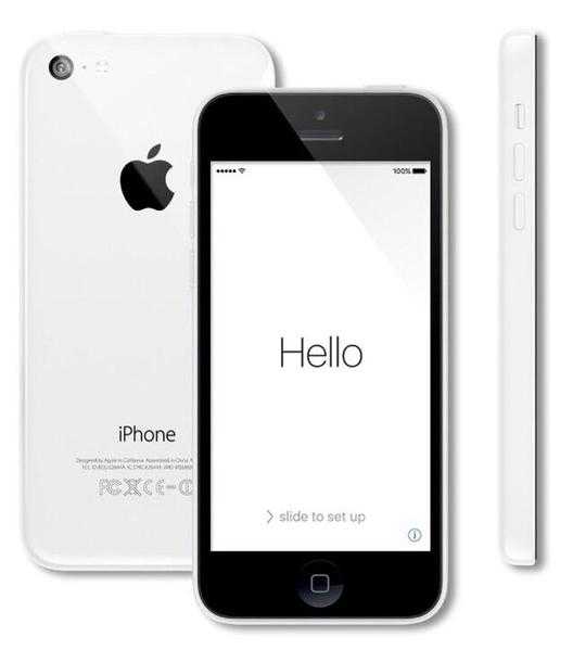 iPHONE 5c 16GB WHITE APPLE MOBILE PHONE
