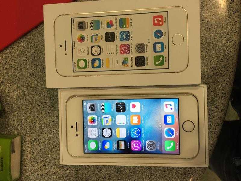 iPhone 5s 16gb White amp Gold