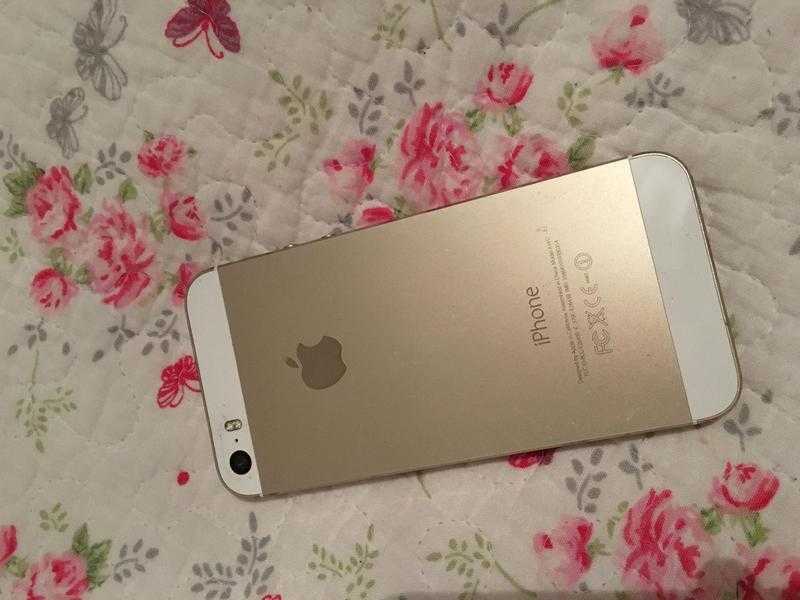 iPhone 5s gold boxed in perfect condition