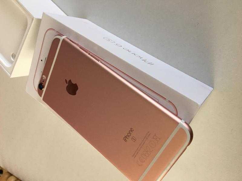 iPhone 6s rose gold boxed