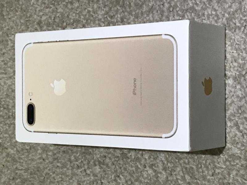 iPhone 7plus 32GB Gold brand new in box