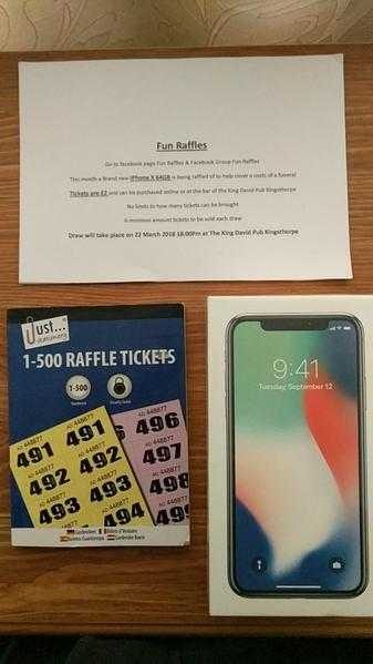 IPHONE X RAFFLE