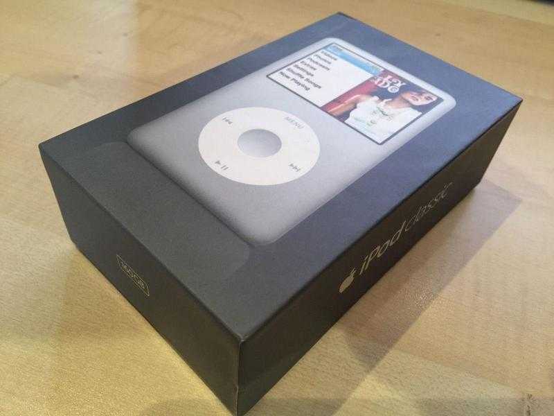 iPod classic 6th Generation Silver (160 GB) Original Boxing