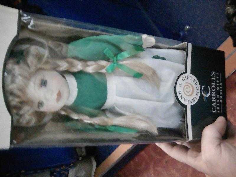 Irish doll good as new in original box