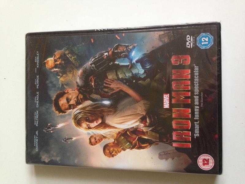 Iron man 3 DVD for sale unopened and sealed