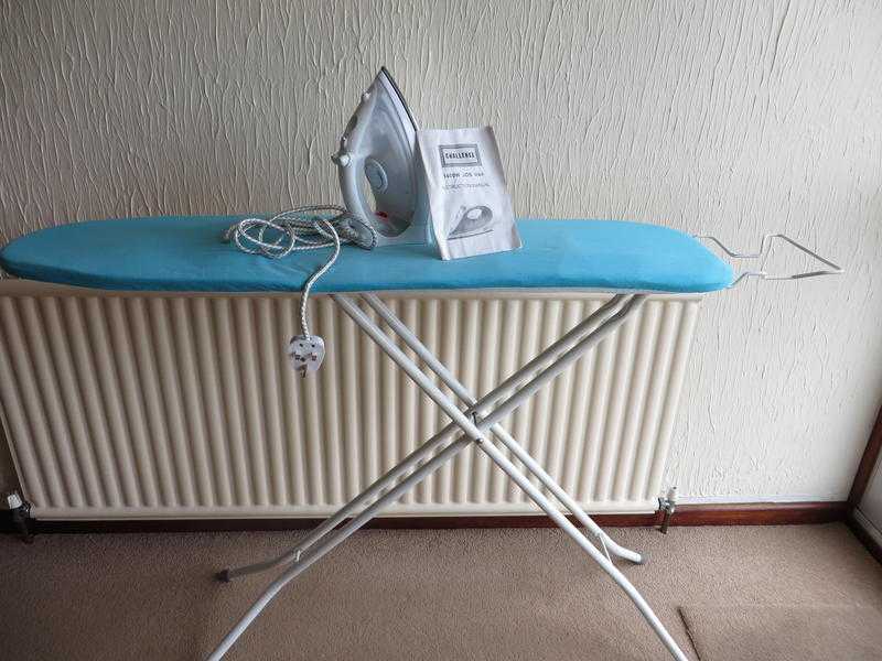 Ironing Board and Iron- Steam.