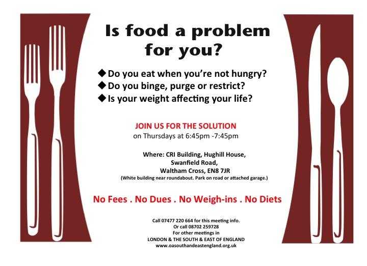 Is Food A Problem For You