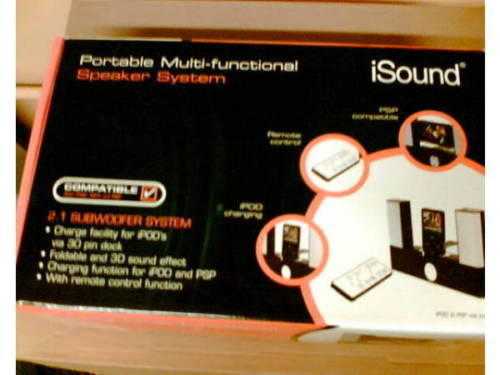 Isound-Portable-Multi-Functional-2-1-Subwoofer-Speaker-System-Black     Isound-Portable-Multi