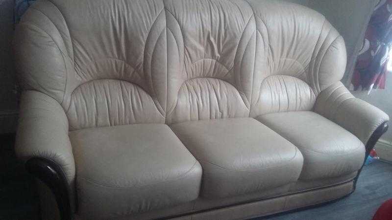 Italian leather sofa