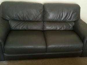 italian styled leather 3 seater sofa