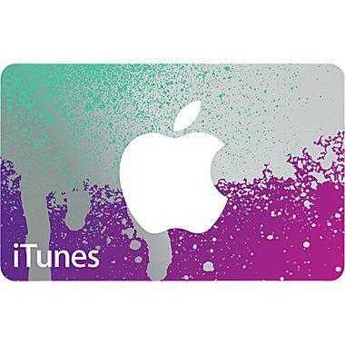 iTunes gift card 50