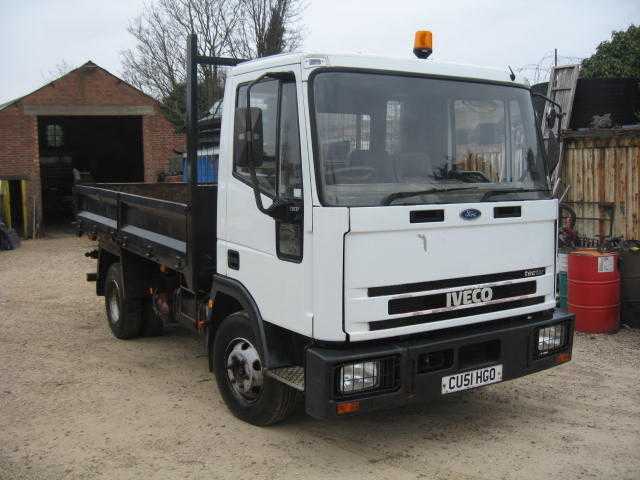 Iveco Cargo Tector 51 Reg 7.5 Ton Steel Bodied Tipper