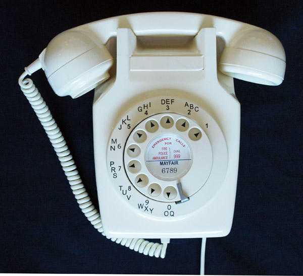 Ivory genuine GPO 741 Wall Telephone