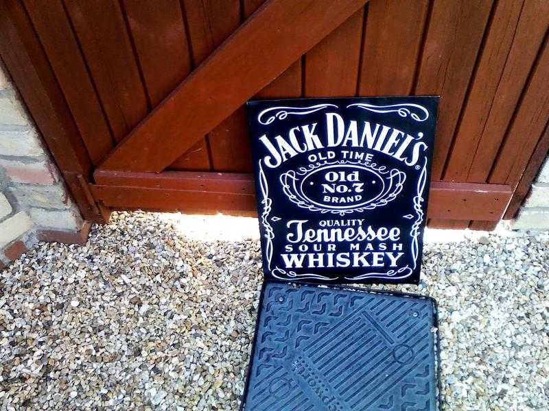 Jack Daniels Whiskey Tin Sign Vintage Poster