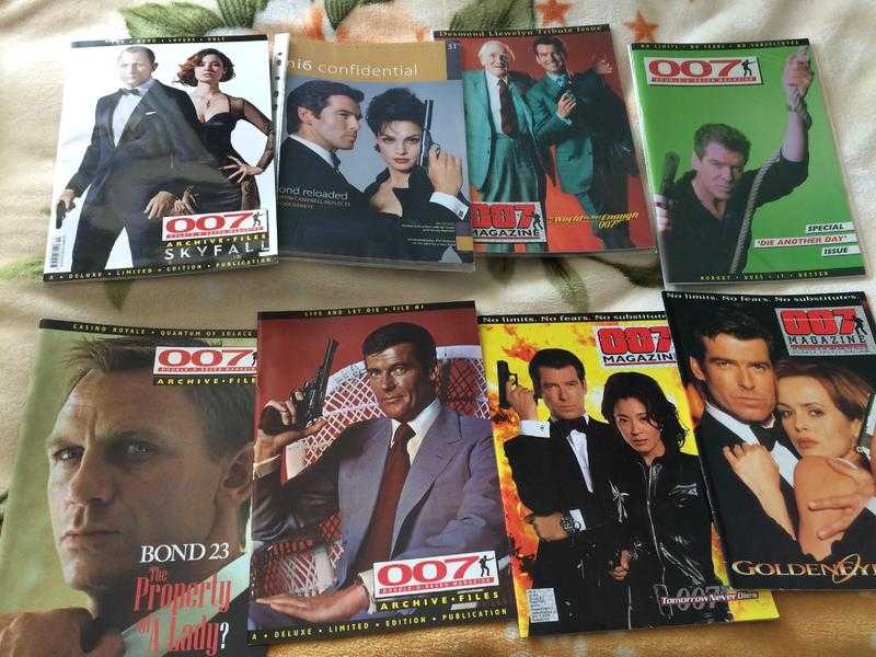 James Bond magazines for sale 52 in total