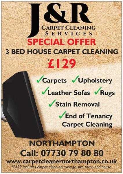 JampR CARPET CLEANING SERVICES NORTHAMPTON