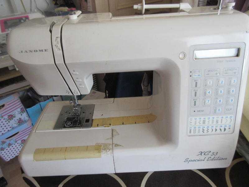 Janome XC33 special edition sewing machine