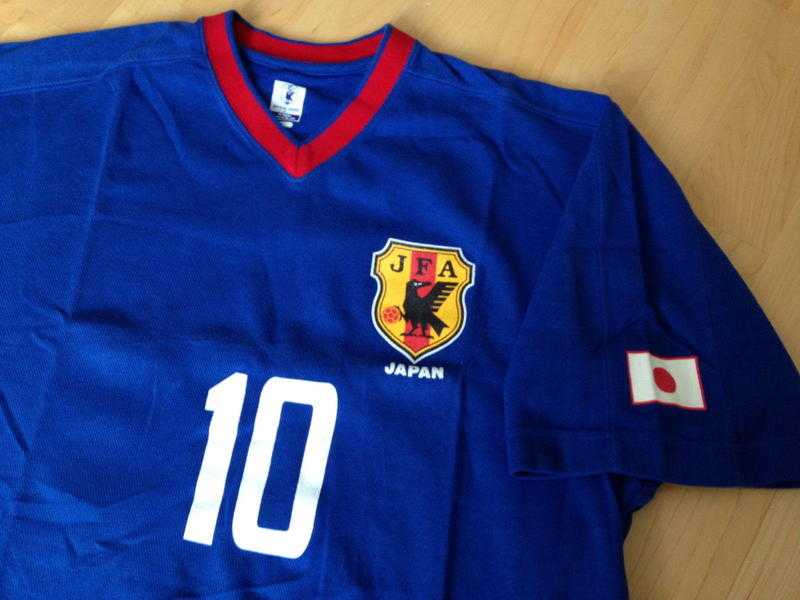 Japan FootballSoccer Shirt 039NAKAMURA039 HARDLY WORN (ORIGINAL) FREE POSTAGE