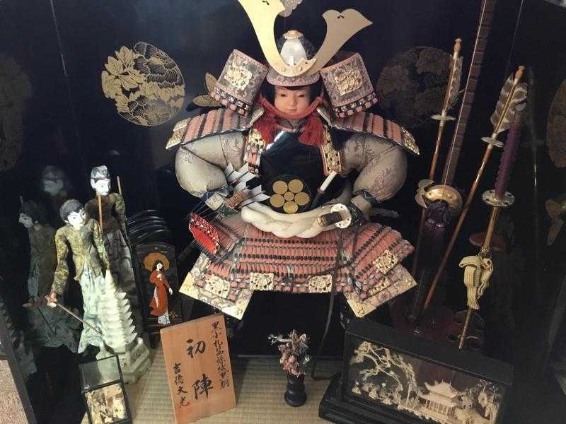 Japanese warrior large ornament