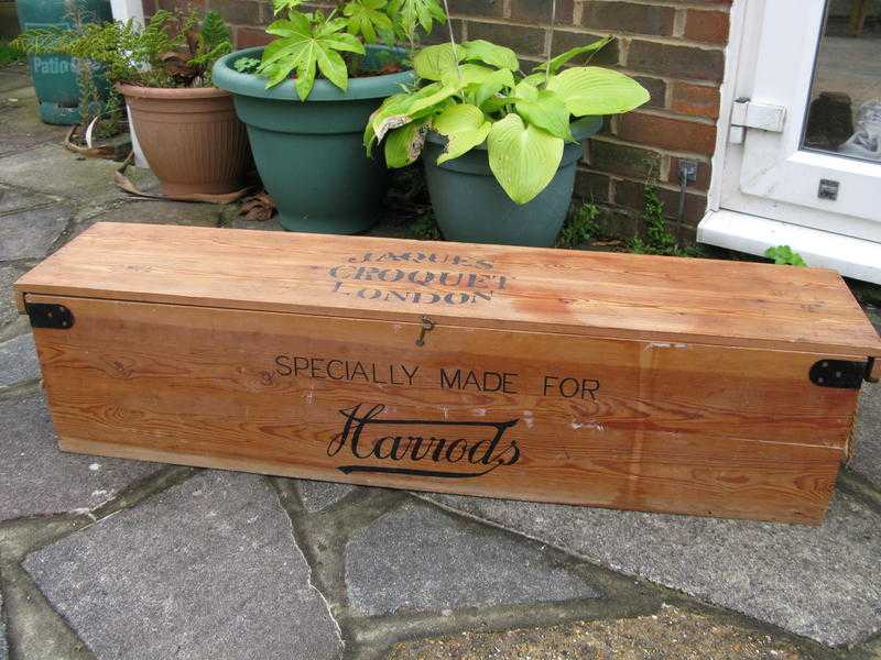 Jaques Harrods Antique Croquet Set