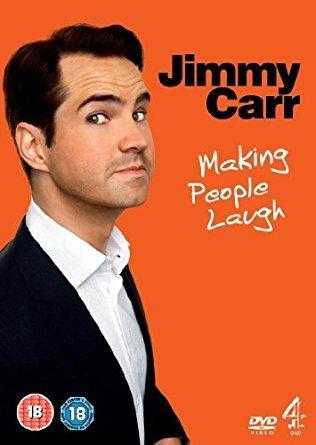 JIMMY CARR MAKING PEOPLE LAUGH REGION 2 DVD