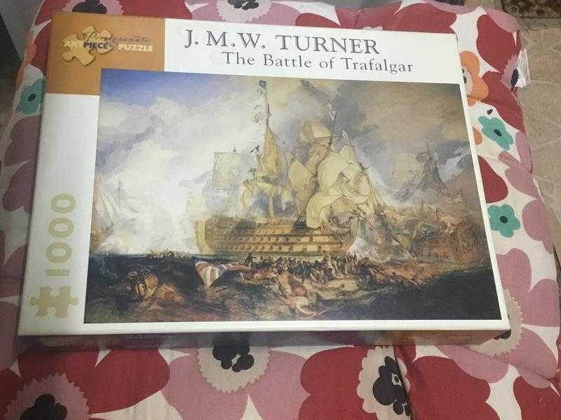 JMW Turner battle of trafalgar 1000 pieces VGC