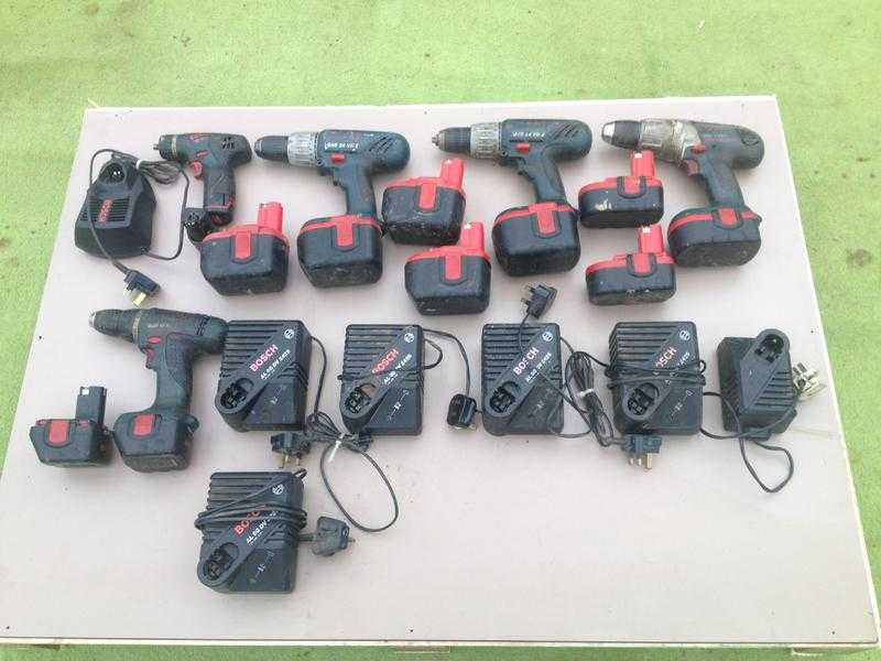 Job lot Bosch drills faulty batteries