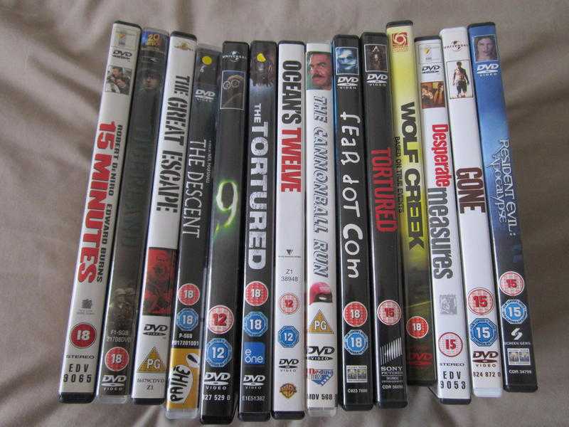 Job Lot of 14 DVDs 02