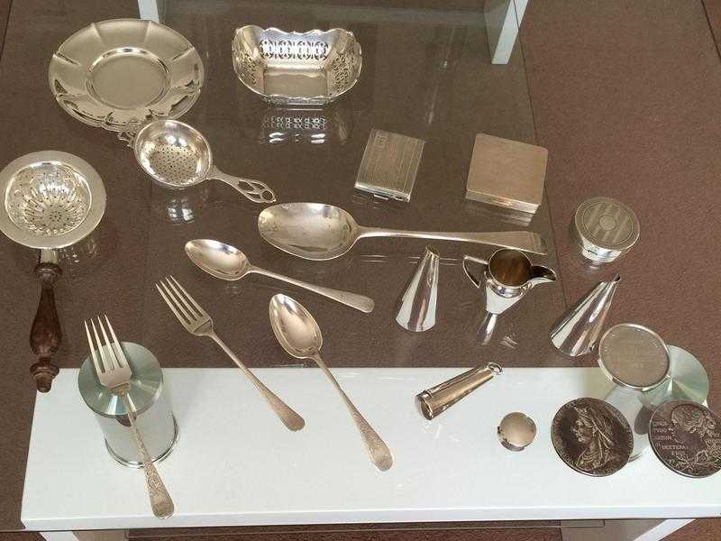 Job lot solid silver