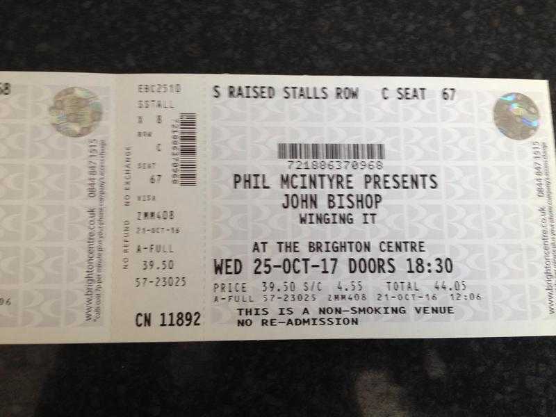 John bishop tickets