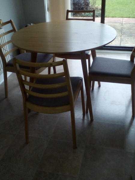 John Jewis Round Dining Table seats 4