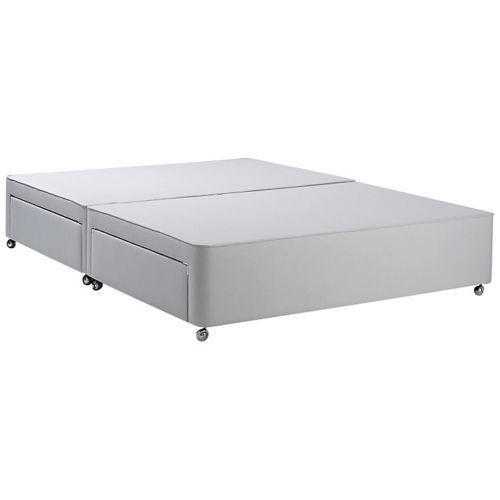 John Lewis Non-Sprung Ortho, 4 Drawer Divan Base, Grey, Double - RRP 499- Brand New amp Sealed