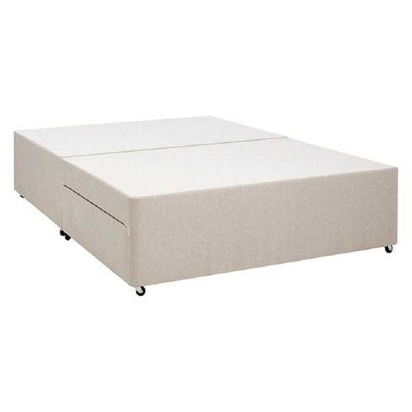 John Lewis Non-Sprung Two Drawer Divan Base, Pebble, King Size- RRP 299 - Brand New