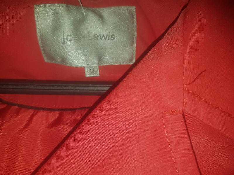 John Lewis Red Coat