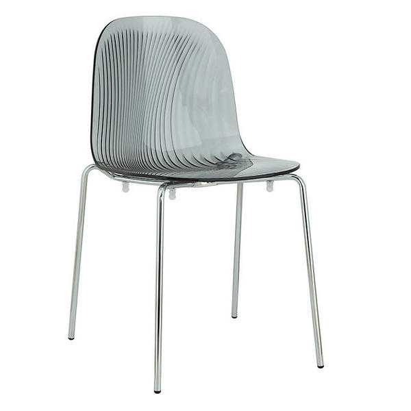 John Lewis Swirl Smoke Gel Dining Chair Domitalia