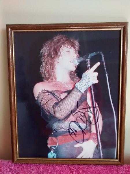 Jon Bon Jovi Autograph Photo