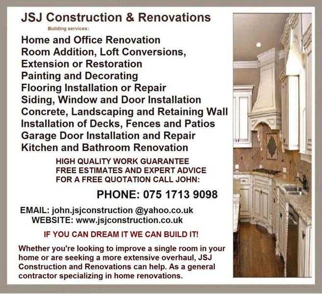 JSJ Construction and Renovations