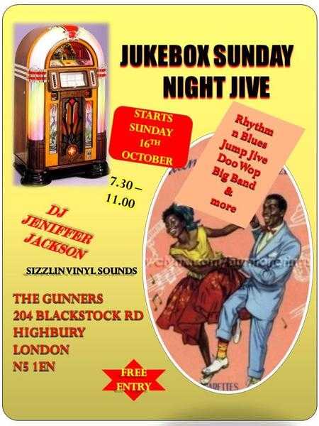 Jukebox Sunday Night Jive  the free weekly jive club night every Sunday