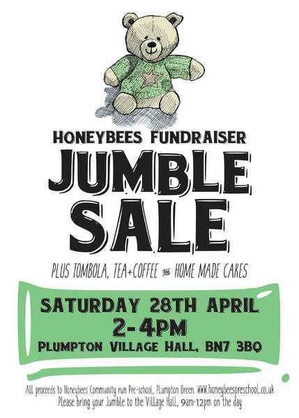 Jumble Sale (in aid of 039Honeybees Preschool039, Plumpton)